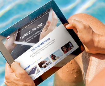 HTH oferece curso de limpeza de piscina online gratuito